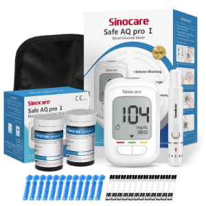 Sinocare Safe AQ Pro Glucómetro +50 Tiras