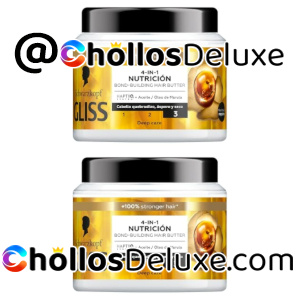 2x Schwarzkopf Gliss Mascarilla 400ml