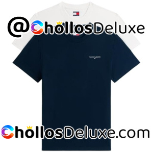 2x Tommy Jeans TJM Slim Linear Camisetas Hombre