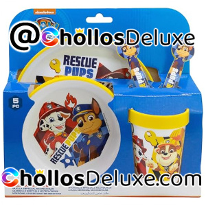 Set Vajilla Patrulla Canina 5 Piezas