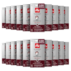 2x Illy Intenso 100 Cápsulas Café