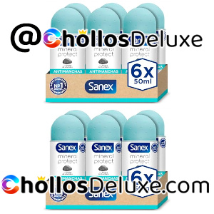 12x Sanex Mineral Protect Desodorante Roll-On 50ml