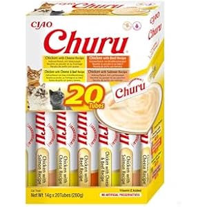 20x Churu Snack Gato Pollo Ternera 14g