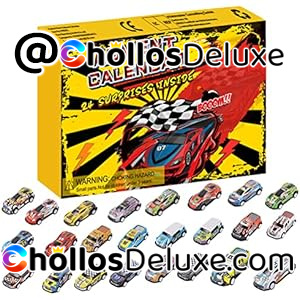 Calendario Adviento Coches 24 Juguetes Niños