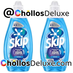 2x Skip Detergente Ciclos Cortos 37 Lavados