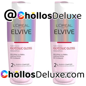 2x L'Oréal Paris Elvive Glycolic Champú