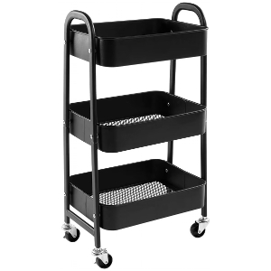 Carrito Auxiliar 3 Niveles con Ruedas