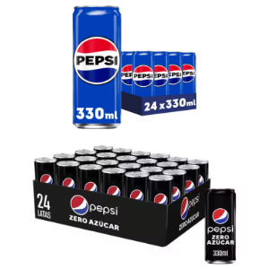 24x Pepsi Normal/Zero Latas 330ml