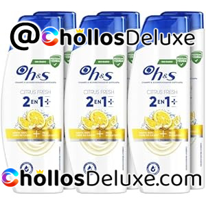 6x H&S Citrus Fresh Champú 300ml