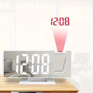 Reloj Despertador Proyector LED Multifunción