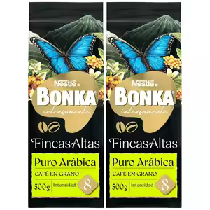 2x Bonka Café Grano Arábica Brasil 500g