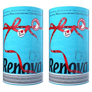 2x Renova Red Label Rollos Cocina Azul