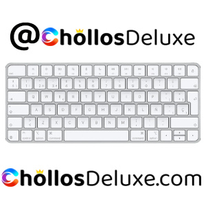 Apple Magic Keyboard, Conexión inalámbrica y Recargable, Puerto USB-C, Blanco
