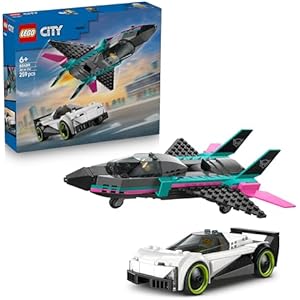 Lego City Jet Vs Coche Juguete