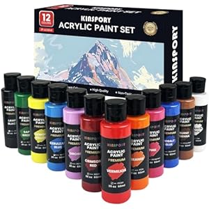 12x Pinturas Acrílicas 60ml