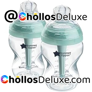 2x Tommee Tippee 260ml Biberones Anticólicos