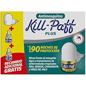 Kill-Paff Antimosquitos Eléctrico +Recambios 90 Noches