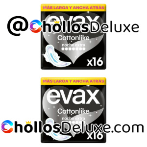 2x Evax Cottonlike 16 Compresas Noche