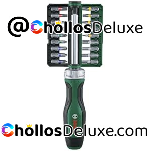 Bosch Destornillador Carraca +18 Puntas
