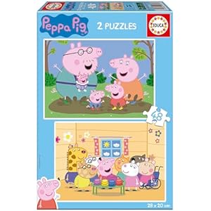 Educa Peppa Pig 2 Puzzles 48 Piezas