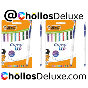 2x BIC Cristal Up 8 Bolígrafos