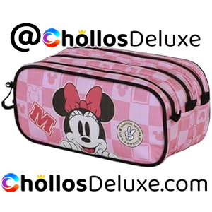 Disney Minnie Mouse Estuche 3 Compartimentos