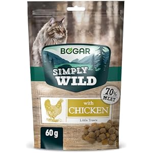 Bogar Simply Wild Snacks Gatos 60g