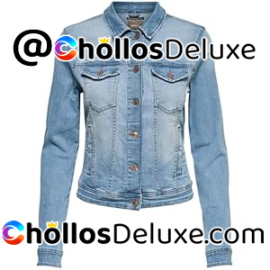 Only Chaqueta Denim Mujer Light Blue