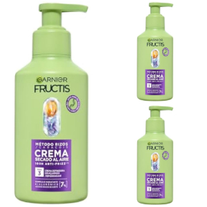 3x Garnier Fructis Método Rizos Crema 260ml