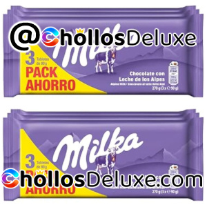 6x Milka Chocolate Leche Alpes 90g