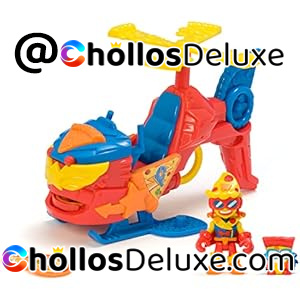 SuperThings Pizzacopter Helicóptero Lanzador Discos