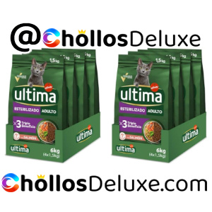 2x Ultima Esterilizado Salmón Gatos 1,5kg