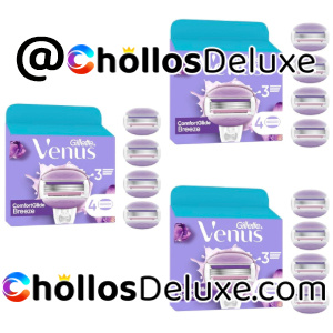 3x Recambios Mujer Gillette Venus ComfortGlide
