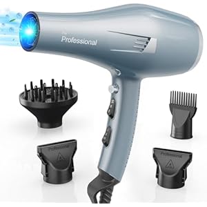 Secador Pelo Profesional Iónico +Difusor