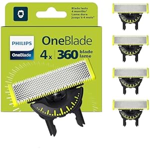 Philips OneBlade 360 4 Cuchillas Recambio