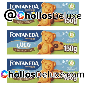 3x Fontaneda Osito Lulu 150g Bizcochos