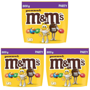 3x M&M's Peanut Chocolate 800g