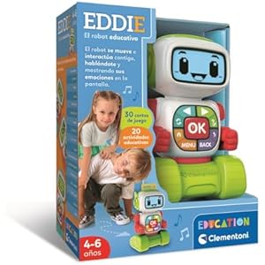 Clementoni Eddie Robot Educativo +Tarjetas