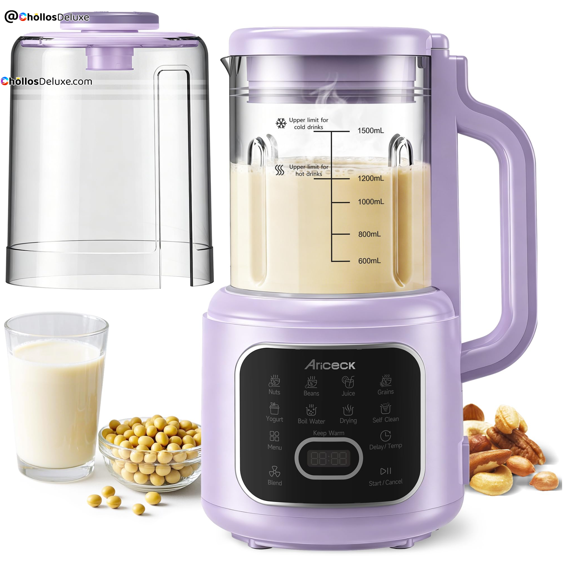 N4 Máquina de Leche Vegetal 1,5L 800W