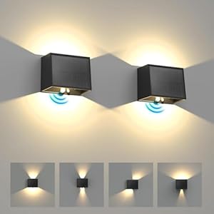 2x Aplique Solar Sensor Movimiento