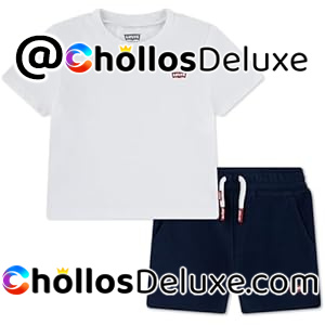Levi's Batwing Camiseta Shorts Niño