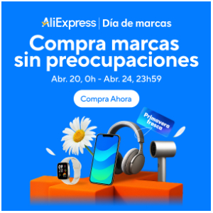 Cupones Día de Marcas en Aliexpress