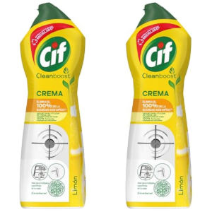 2x CIF Crema Limpiadora Limón 750ml