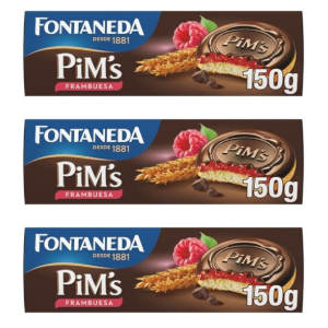 3x LU Pim's Frambuesa Chocolate 150g