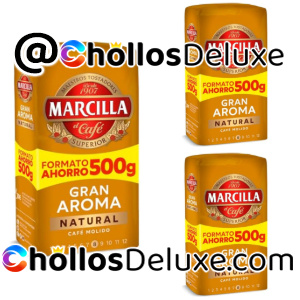 3x Marcilla Gran Aroma Café Molido 500g