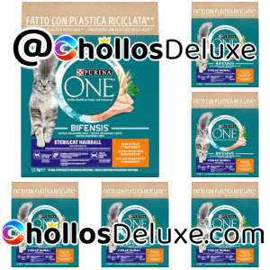 6x Purina ONE Bifensis Gatos 1,5kg