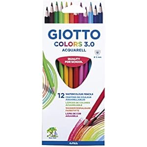Giotto Colors Aquarell 12 Lápices Acuarelables