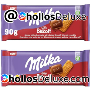 2x Milka Lotus Biscoff Chocolate 90g