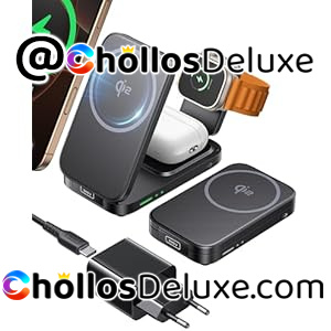 INIU Cargador Inalámbrico 3 en 1 15W