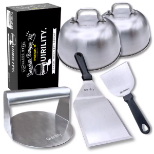 Smash Burger Kit Acero Inoxidable